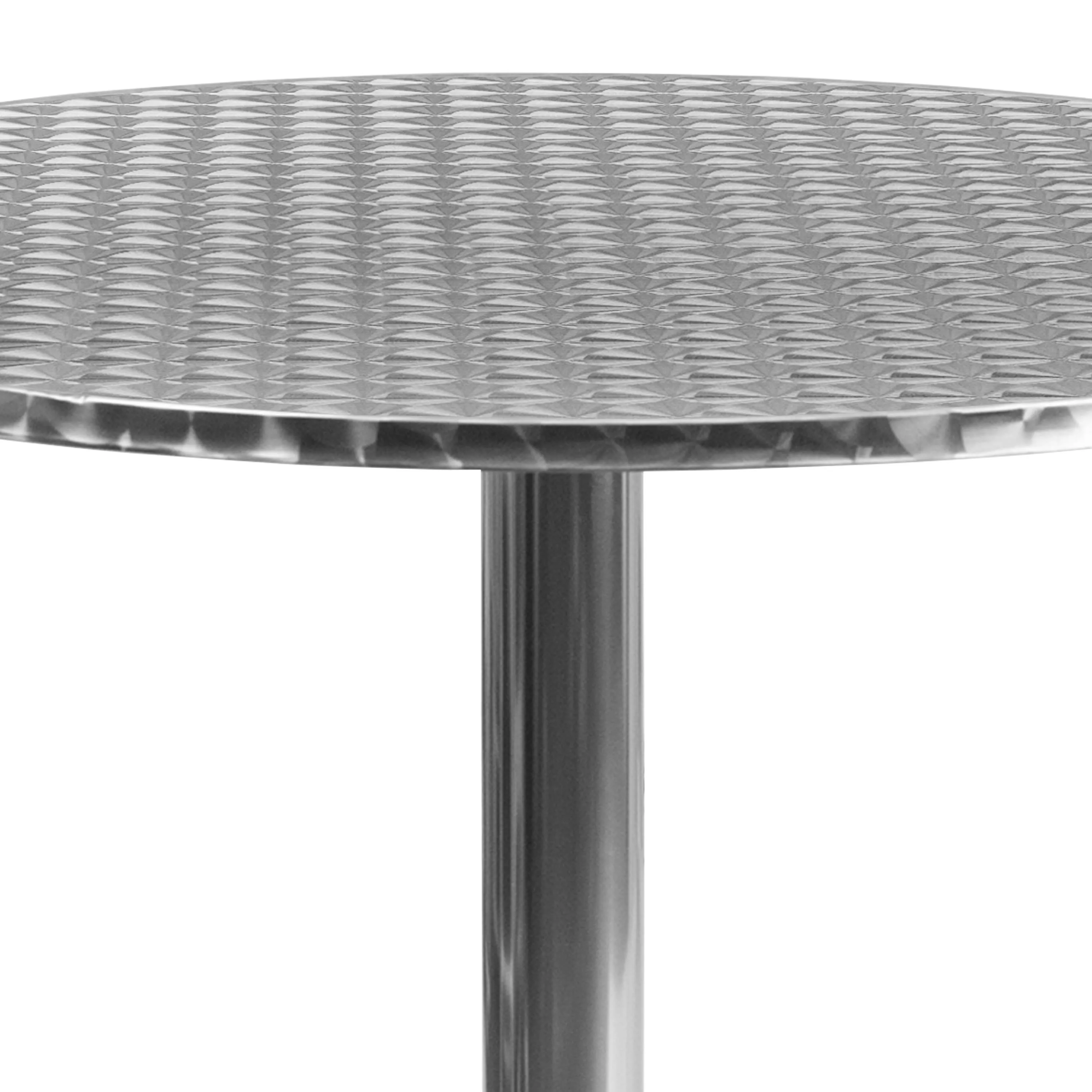 Mellie 31.5'' Round Aluminum Indoor-Outdoor Table with Base