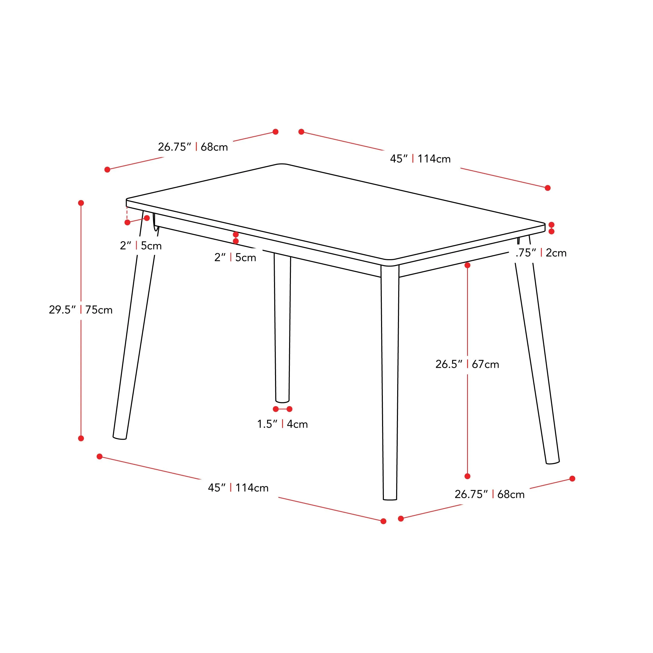 Mid Century Dining Table