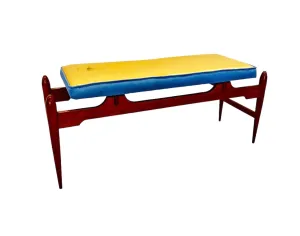 Mid Century Italian Cherry Wood Bench , Ico Parisi Style 1960