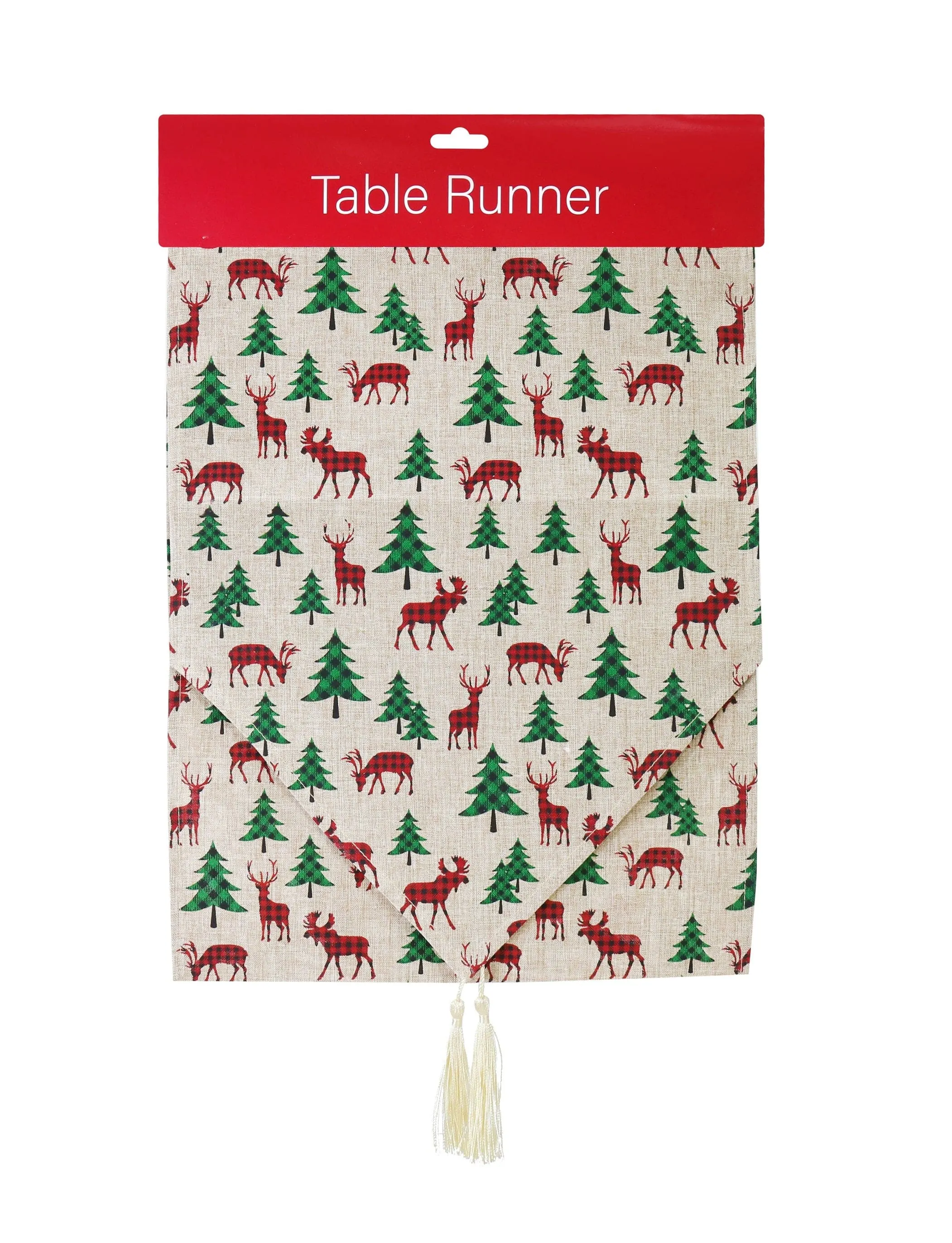 Natural Print Runner 4 Asst (180cm)