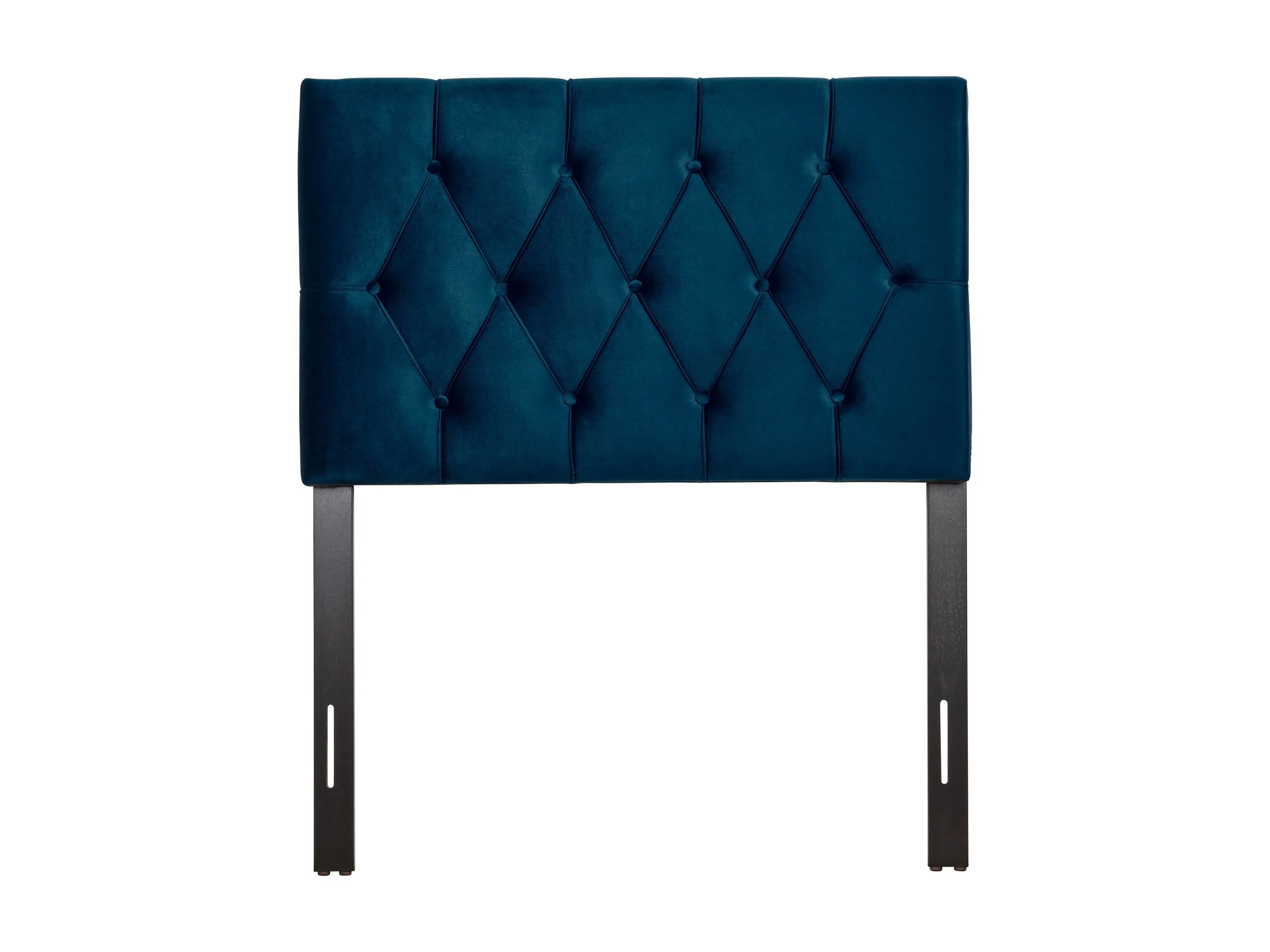 Navy Blue Velvet Twin/Single Headboard