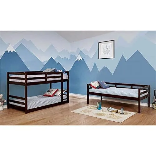 Nicholas Cappuccino Convertible Triple Bunk Bed