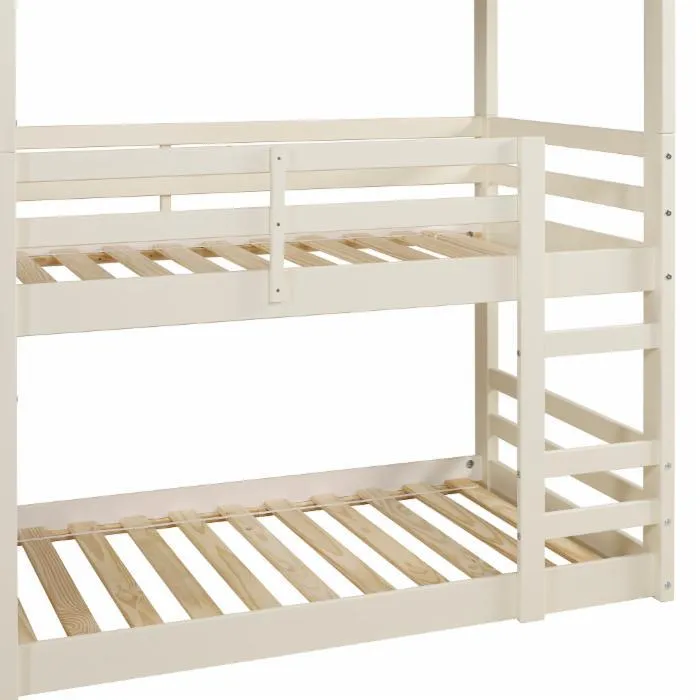 Nicholas Cappuccino Triple Twin Bunk Bed