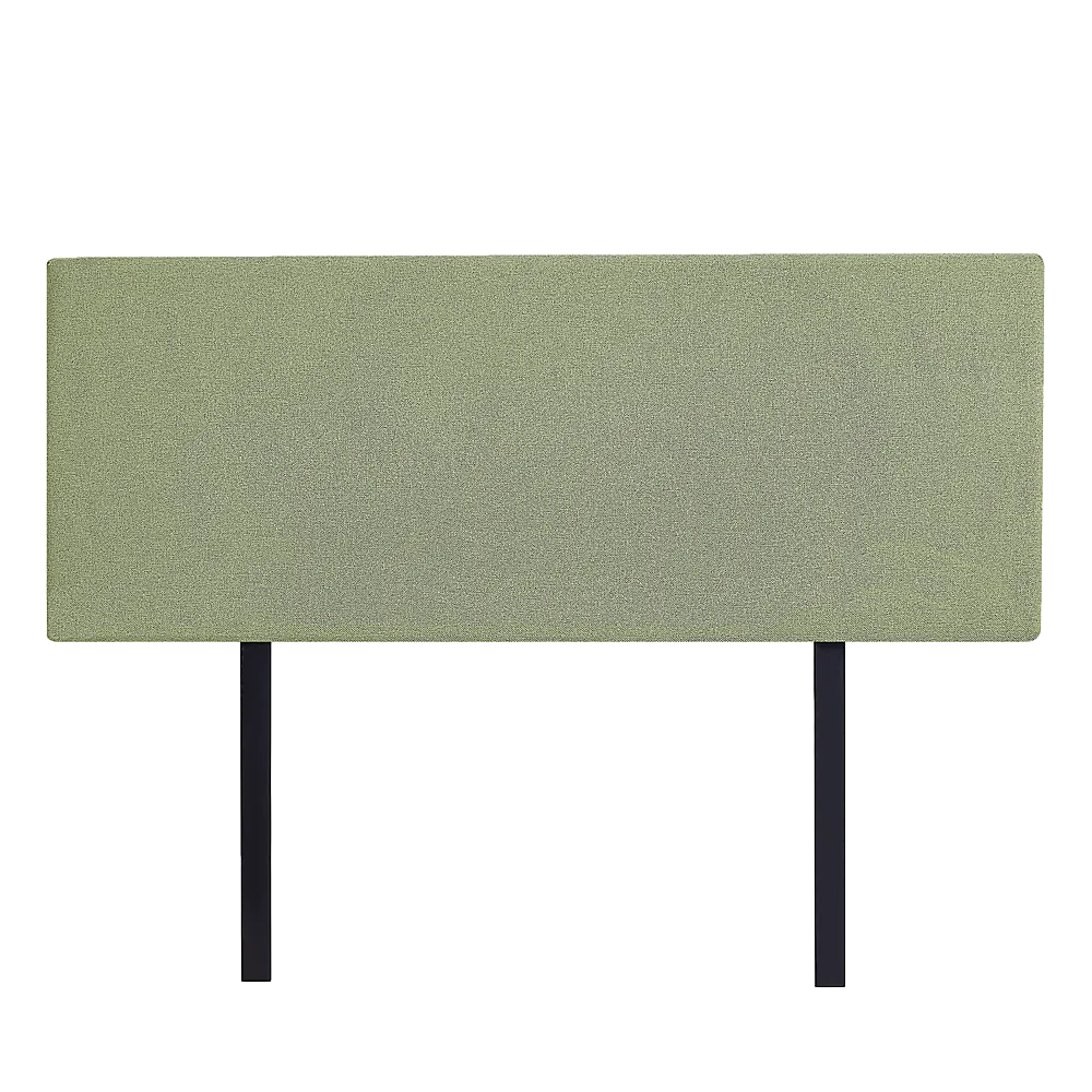 Olive Green Linen Double Bed Headboard, Adjustable Height