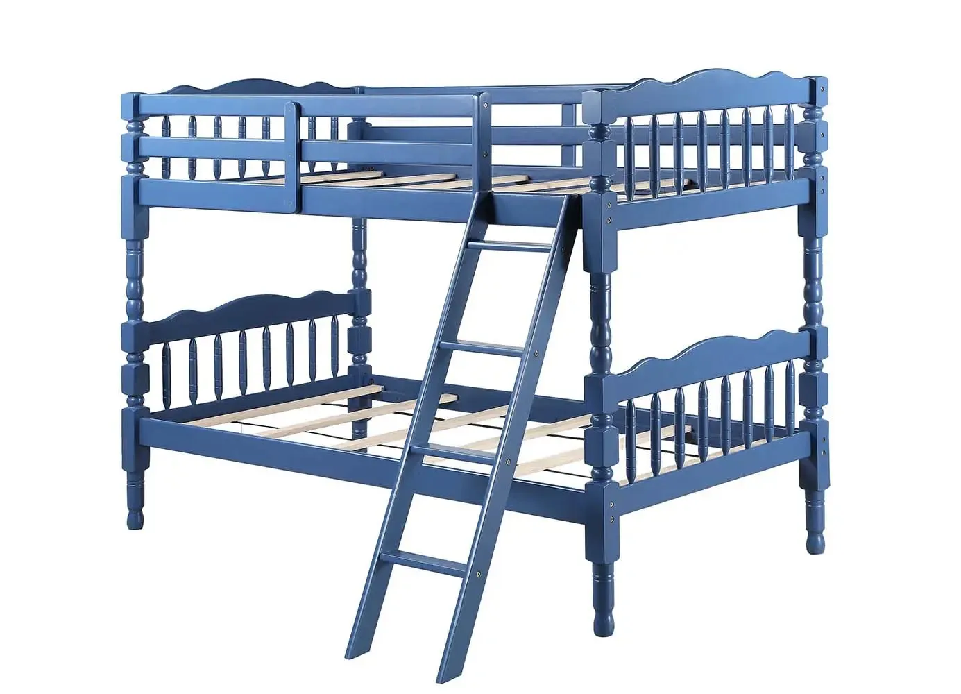 Penny Twin/Twin Bunk Bed, Dark Blue Finish