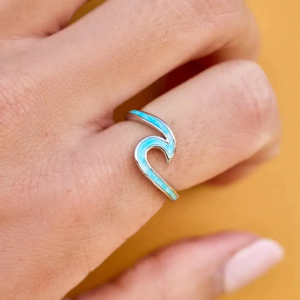 Pura Vida Tie Dye Wave Ring