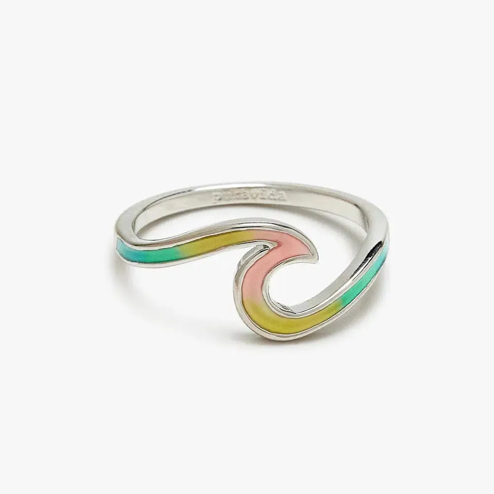 Pura Vida Tie Dye Wave Ring