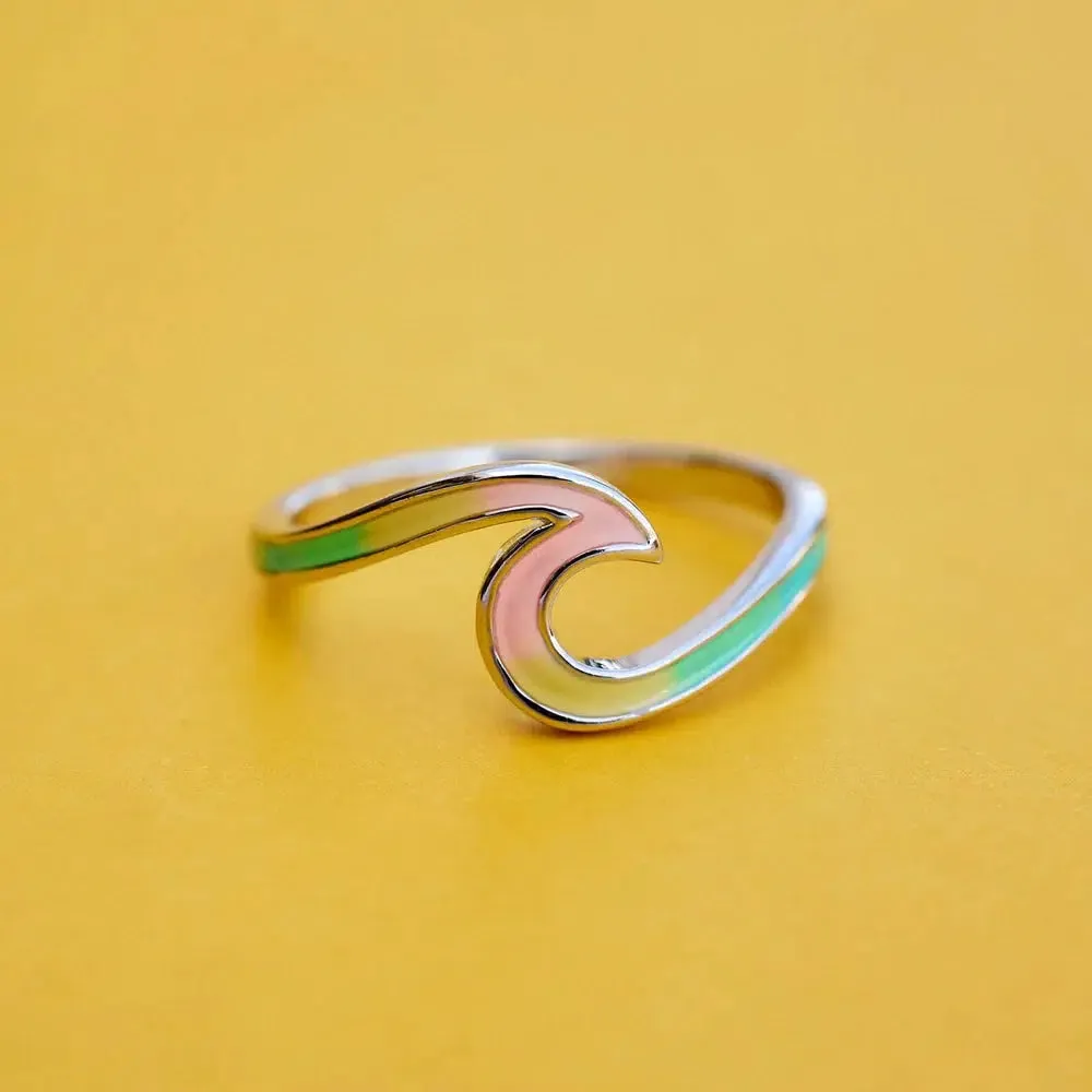 Pura Vida Tie Dye Wave Ring