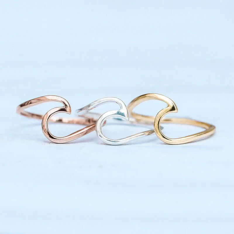 Pura Vida Wave Ring