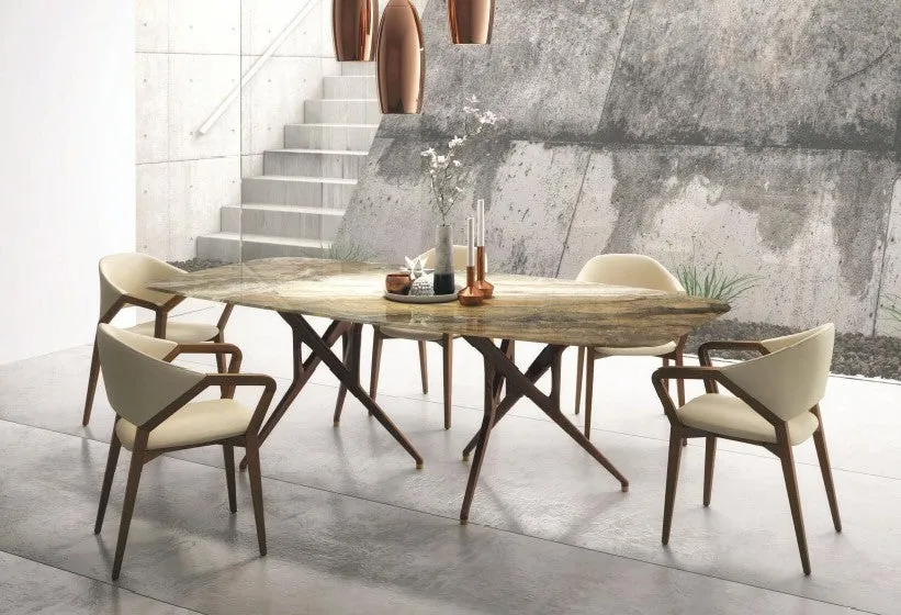 Rafa rectangle dining table