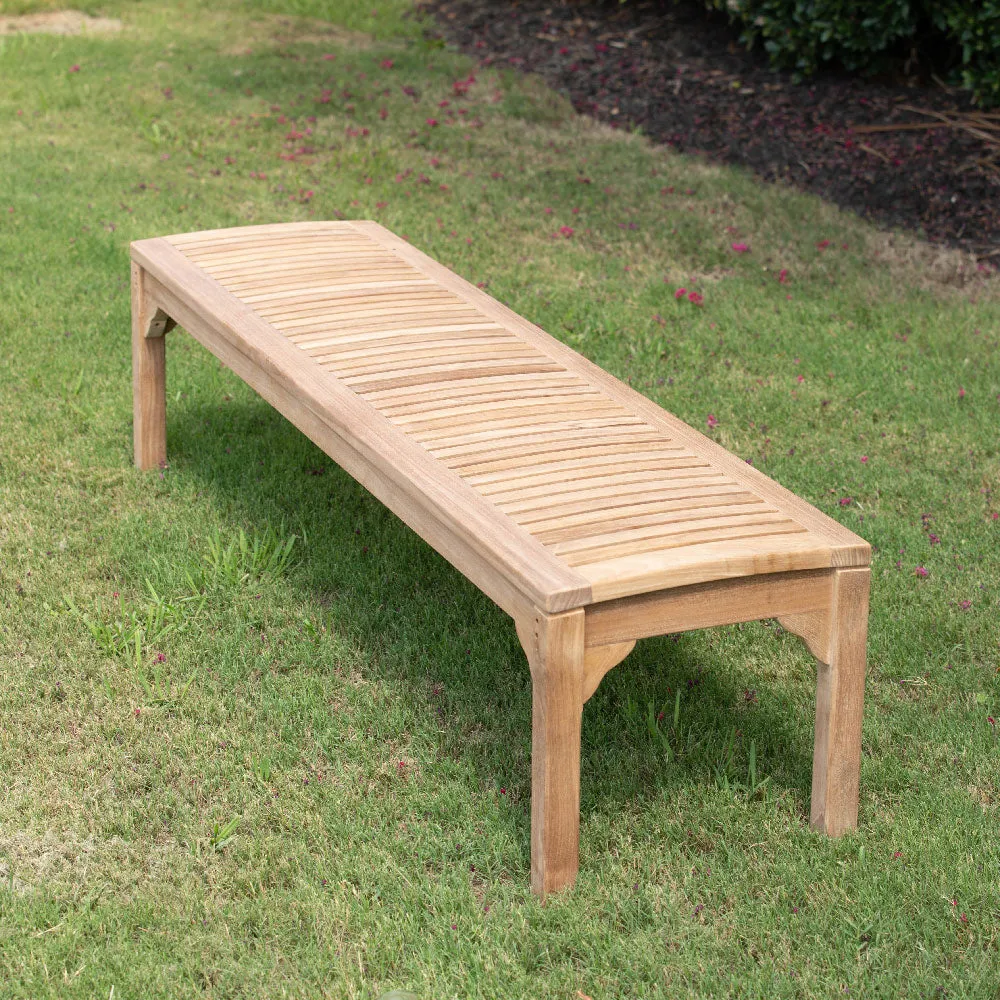 Sage Grade A Teak Backless Benches