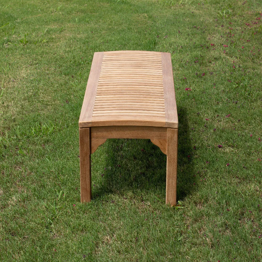 Sage Grade A Teak Backless Benches