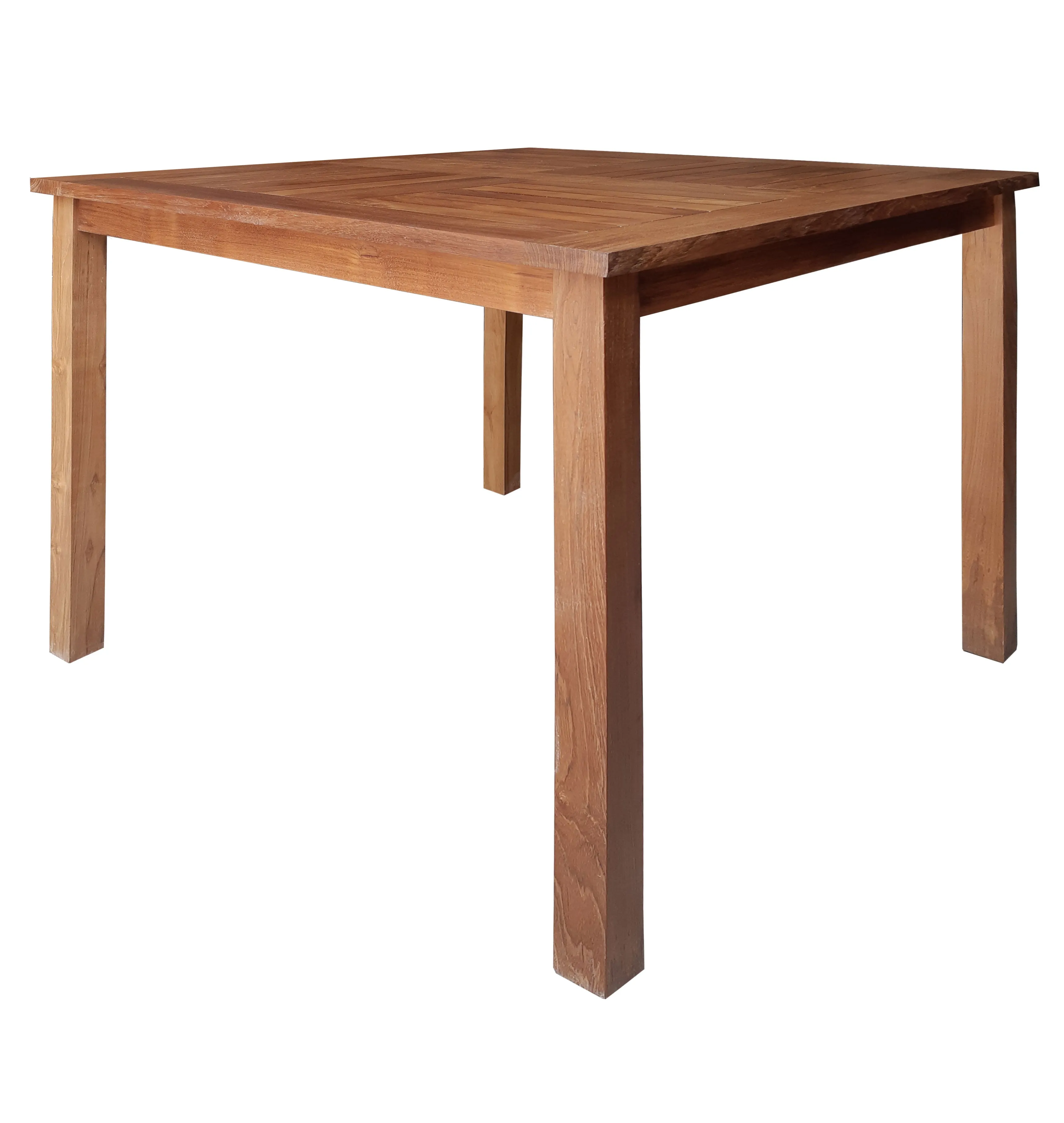 Teak Wood Seville Outdoor Patio Counter Height Bistro Table - 35 inch