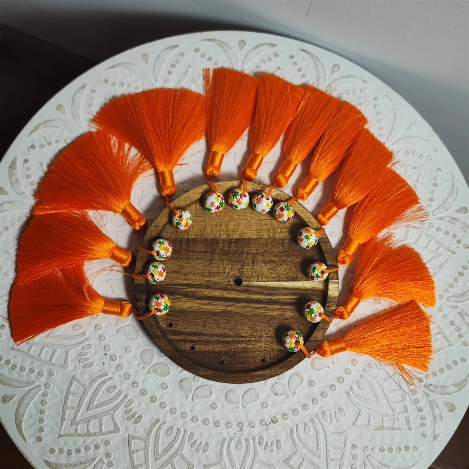 Thanksgiving Day Maples Fall Wooden Tiered Tray - Beautiful and Functional Home Decor