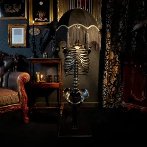 The Black Skeleton Floor Lamp - Enid Edition