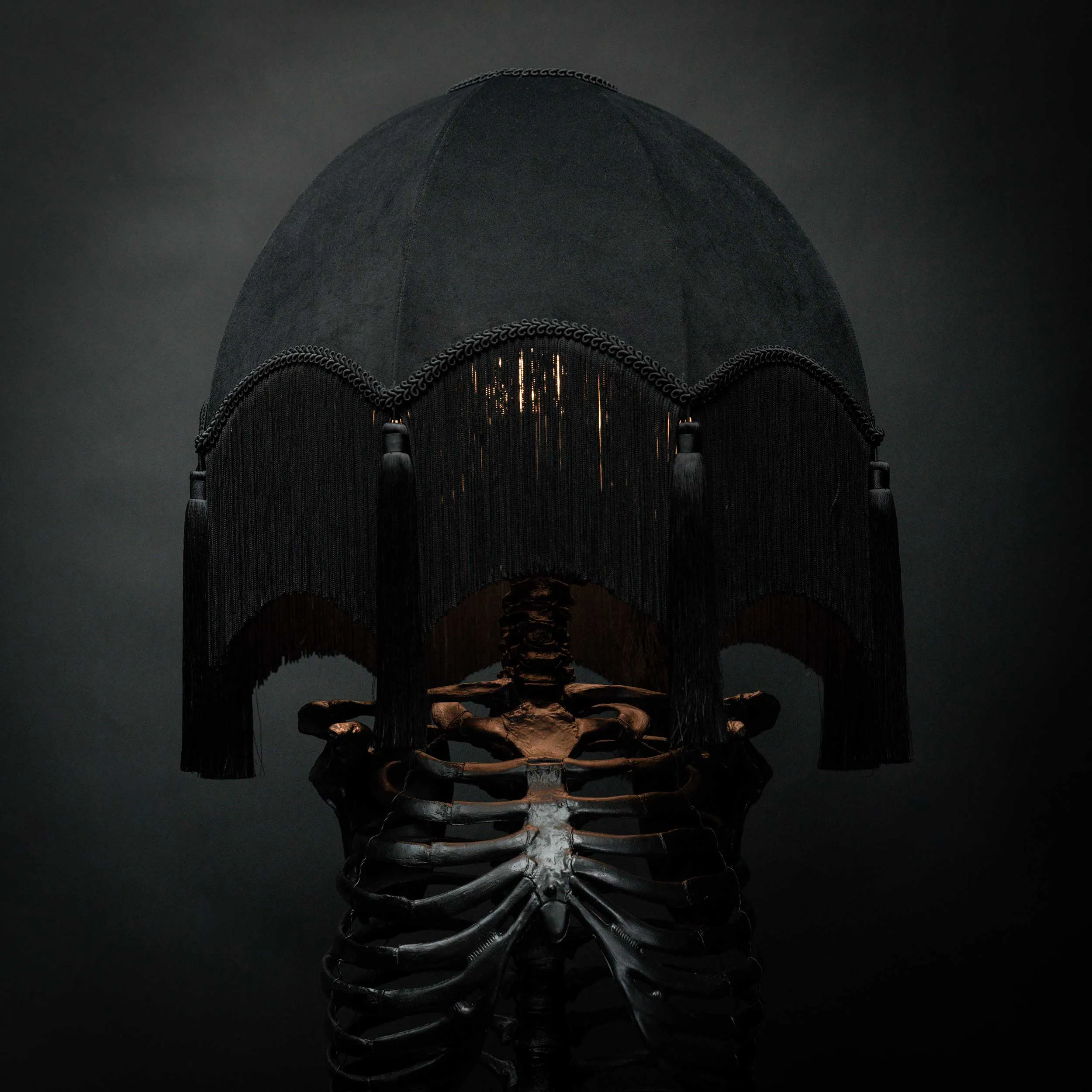 The Skeleton Floor Lamp - Drusilla Baroque Edition by The Blackened Teeth