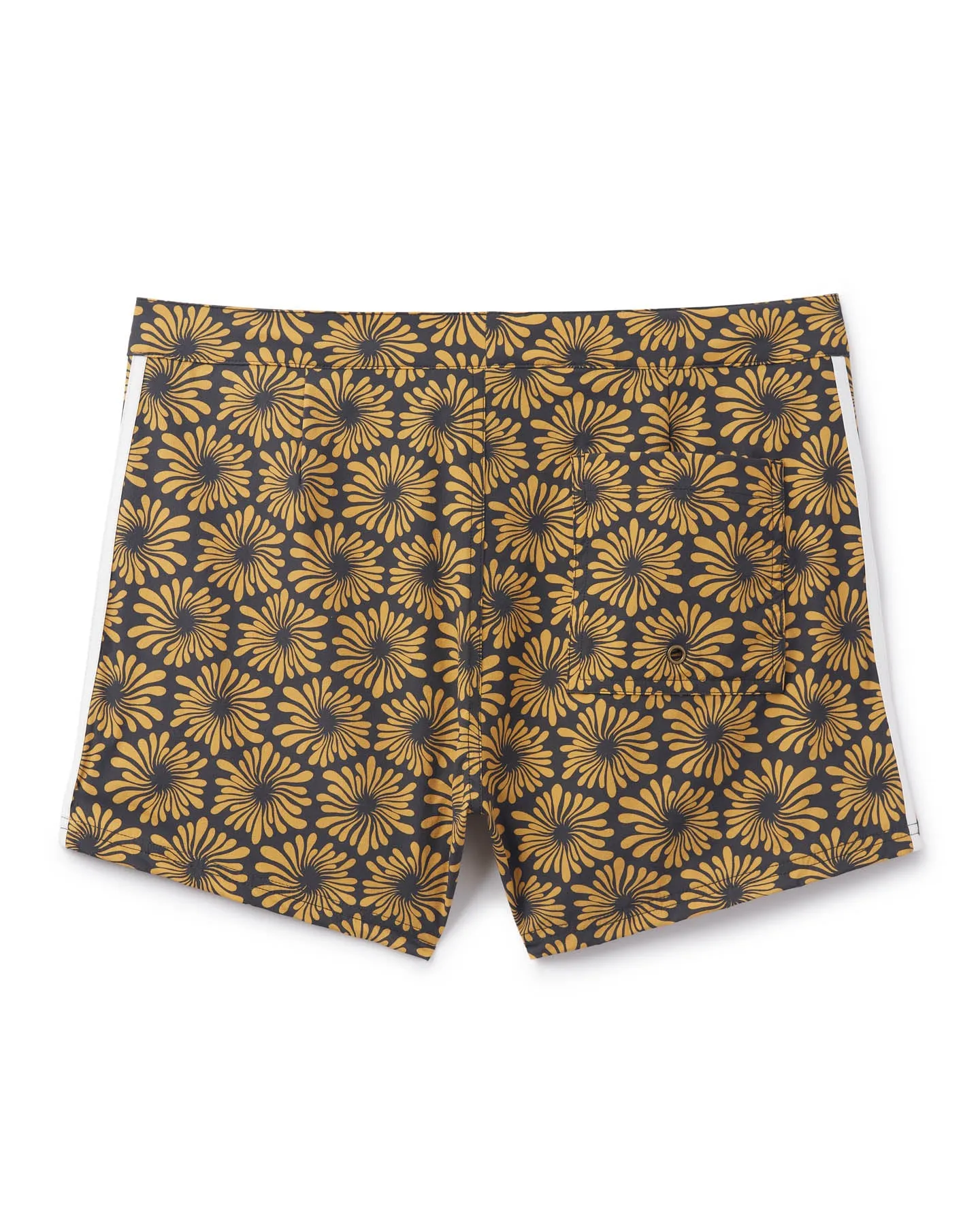 Stylish Stirata Onyx Fleur Printed Swim Shorts for Men