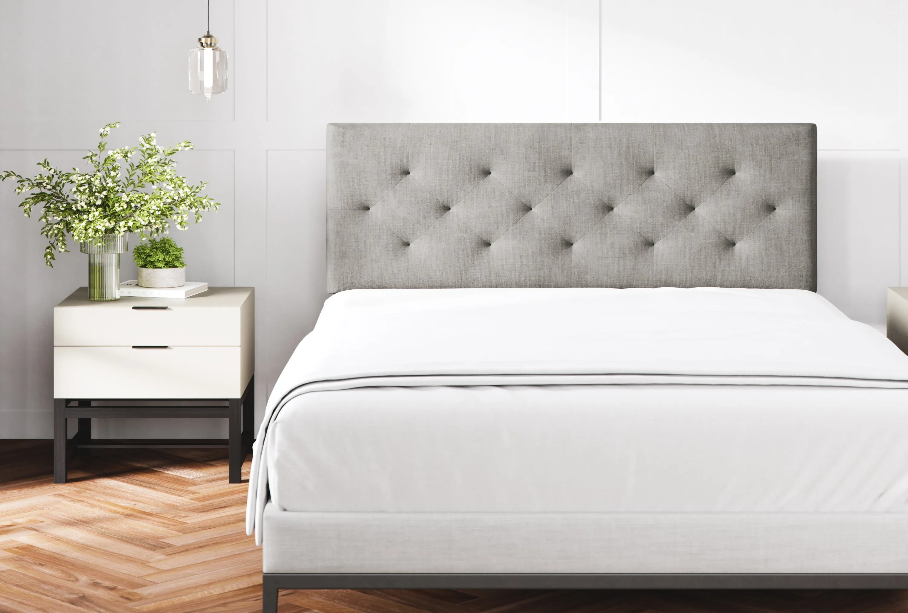 Tufted Mid-Rise Upholstered Headboard