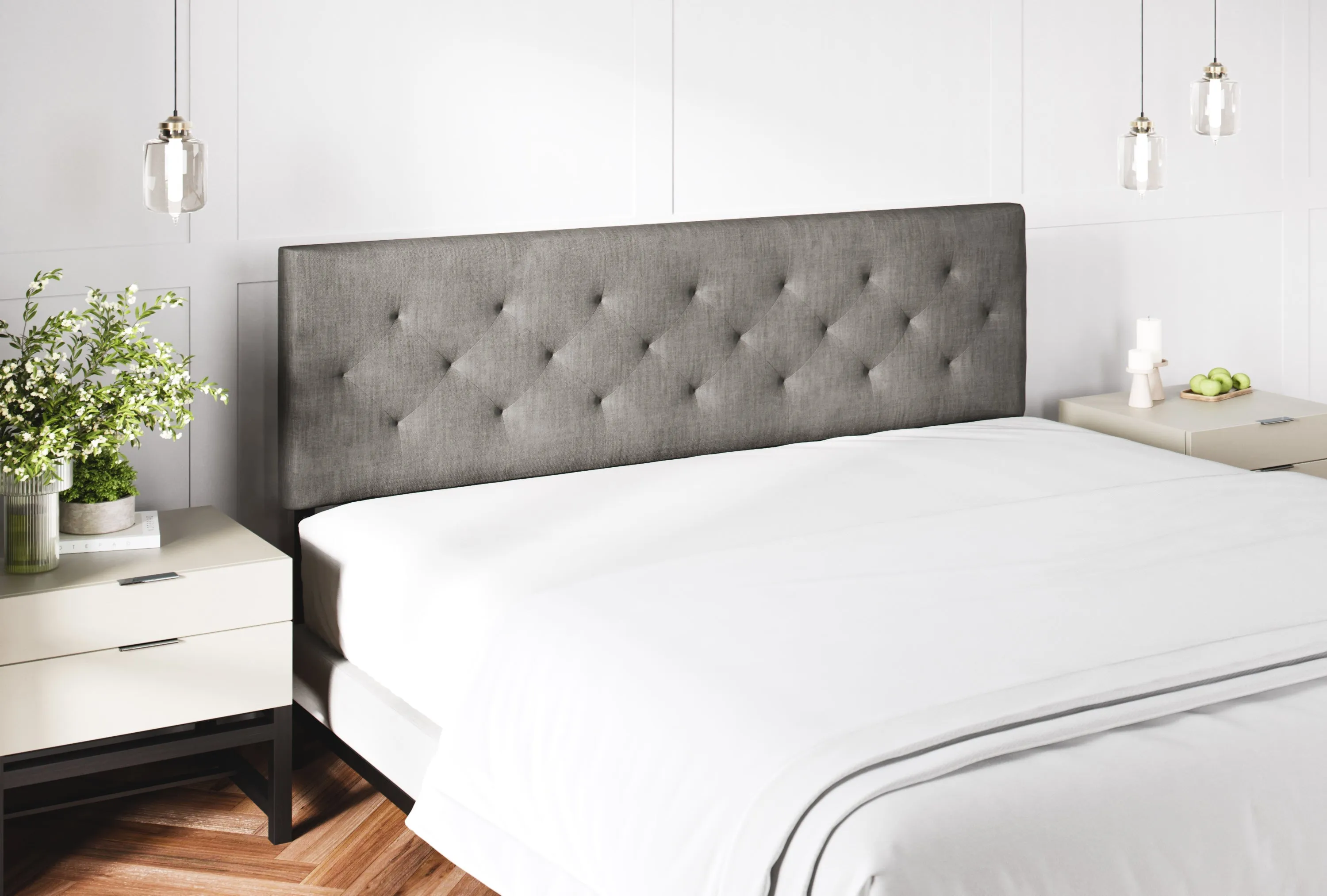 Tufted Mid-Rise Upholstered Headboard