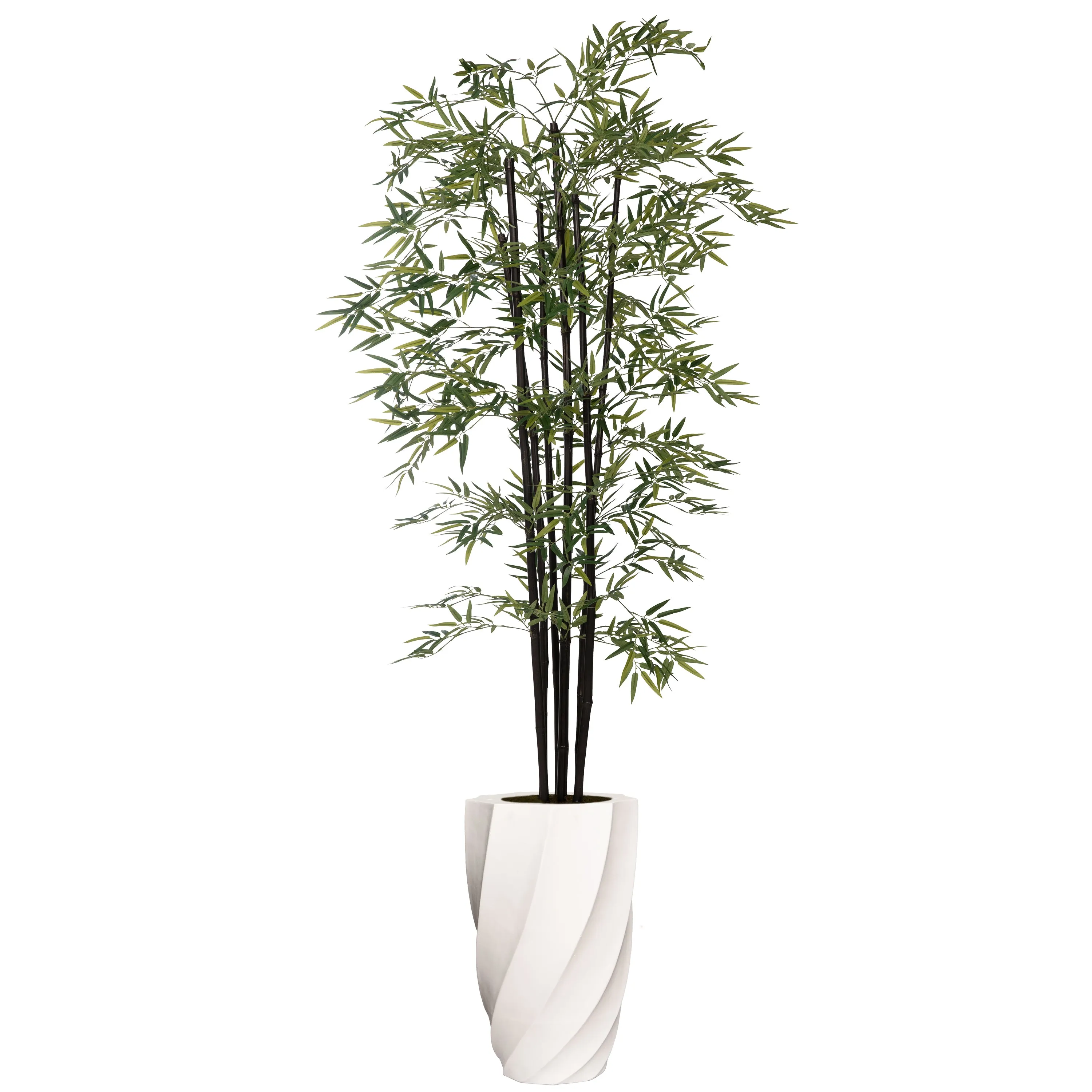 Vintage Home Artificial Faux 72" Tall Bamboo Tree With Eco Planter