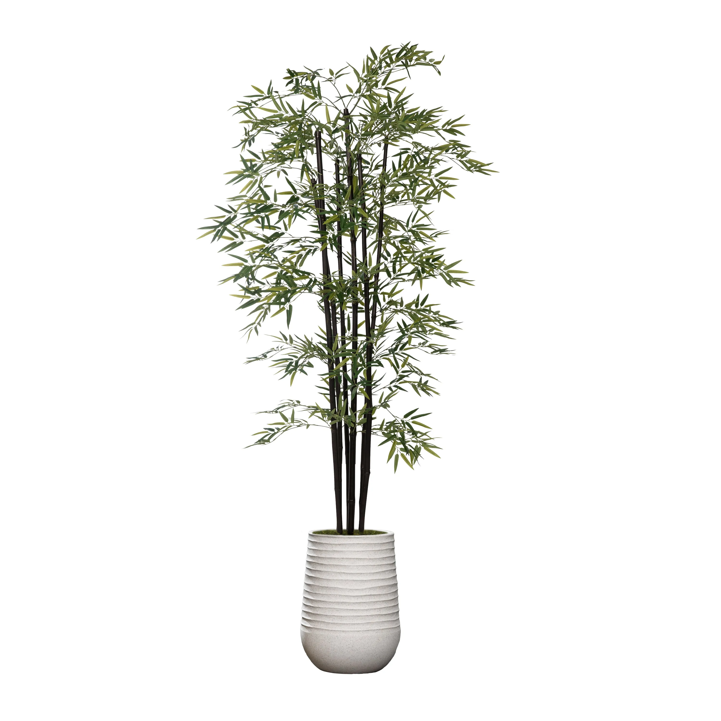 Vintage Home Artificial Faux 72" Tall Bamboo Tree With Eco Planter