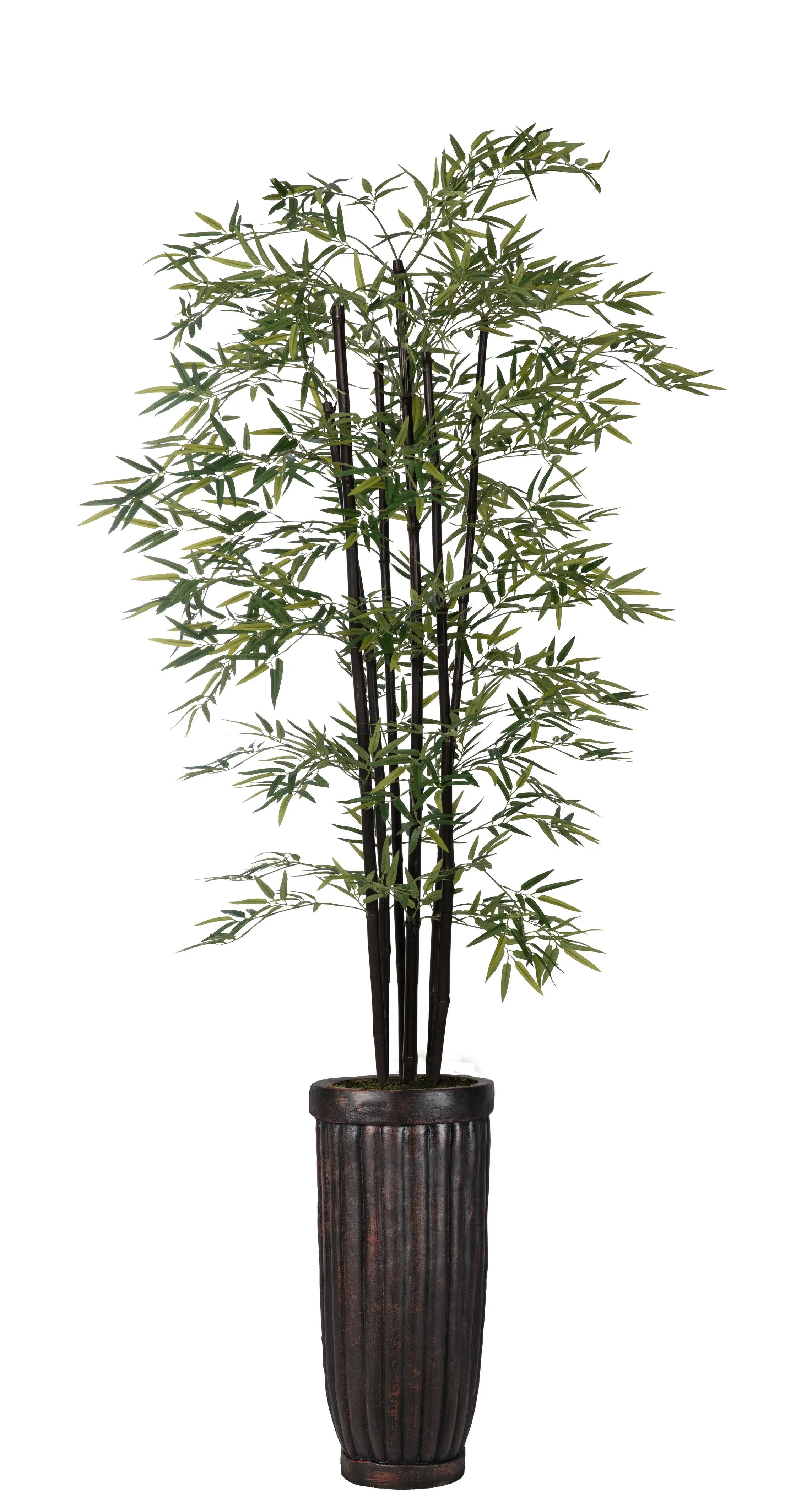 Vintage Home Artificial Faux 72" Tall Bamboo Tree With Eco Planter