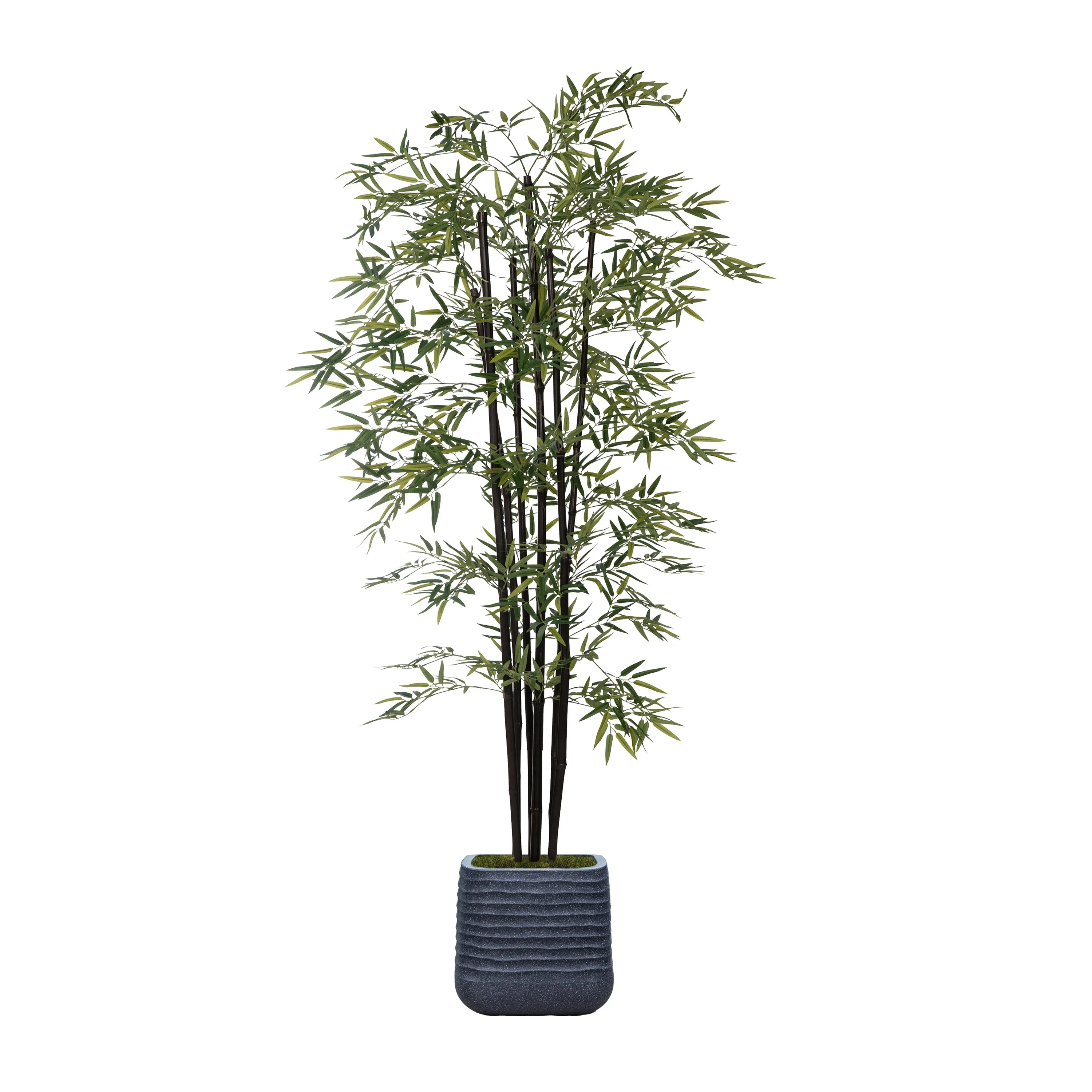 Vintage Home Artificial Faux 72" Tall Bamboo Tree With Eco Planter