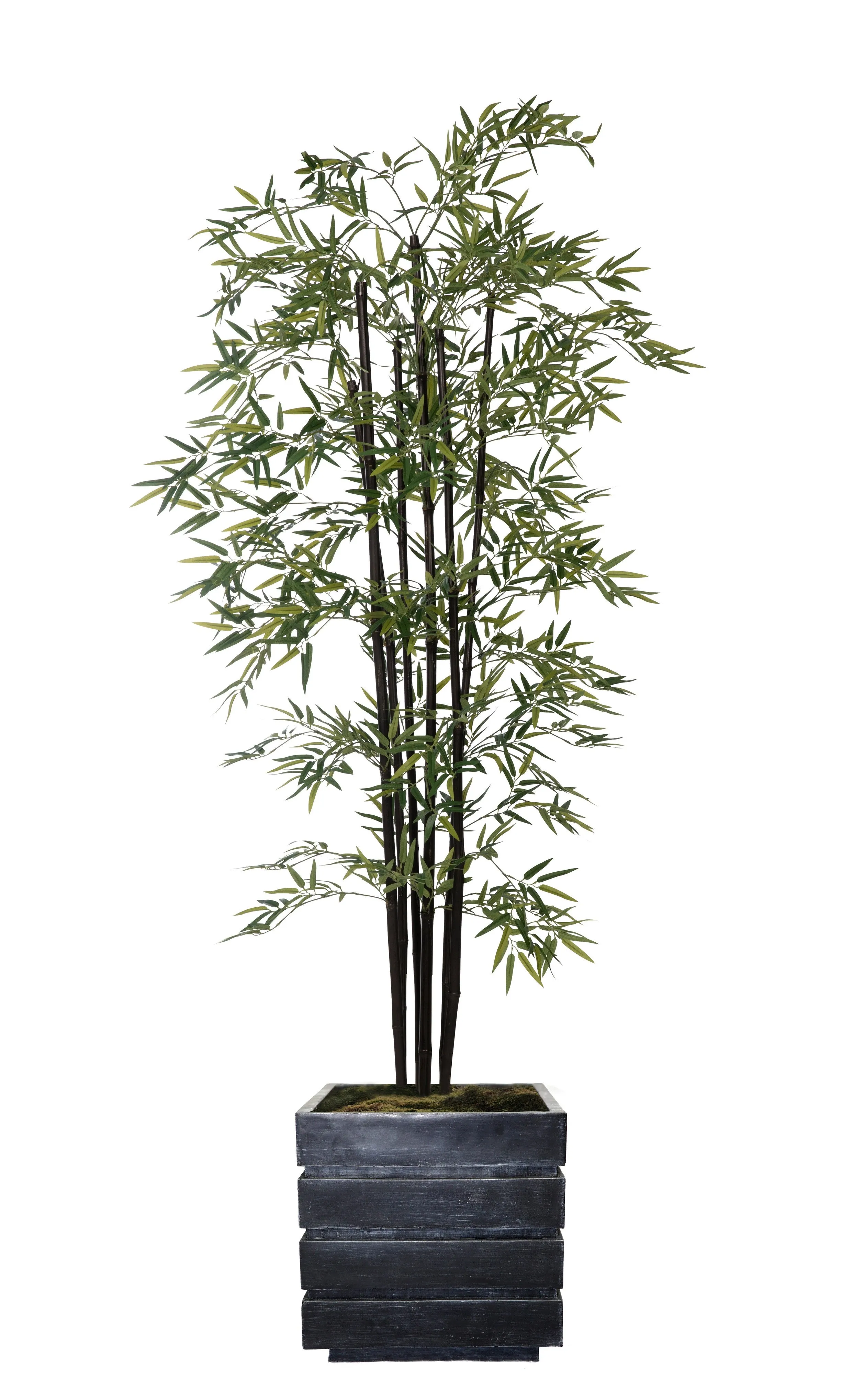 Vintage Home Artificial Faux 72" Tall Bamboo Tree With Eco Planter