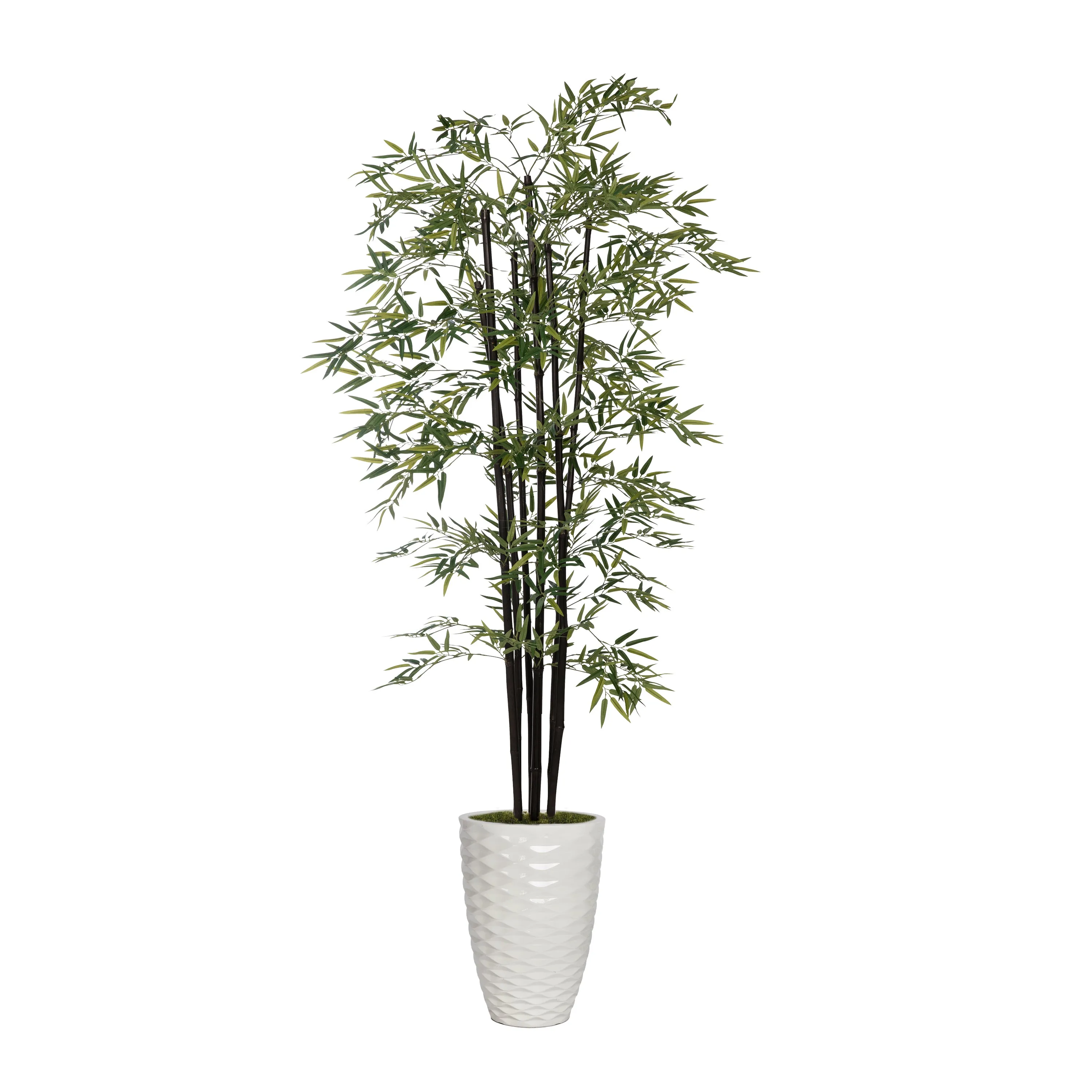 Vintage Home Artificial Faux 72" Tall Bamboo Tree With Eco Planter