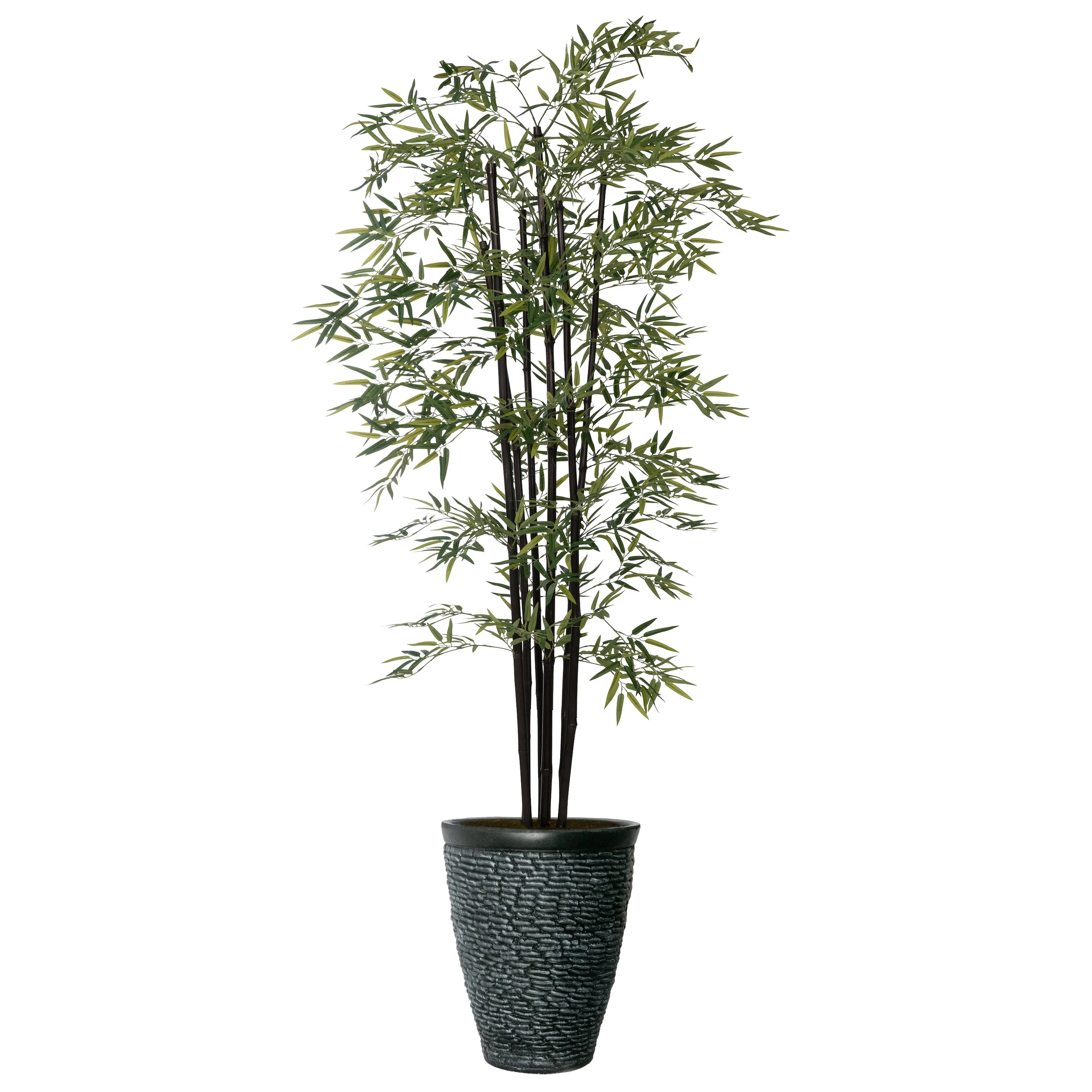 Vintage Home Artificial Faux 72" Tall Bamboo Tree With Eco Planter