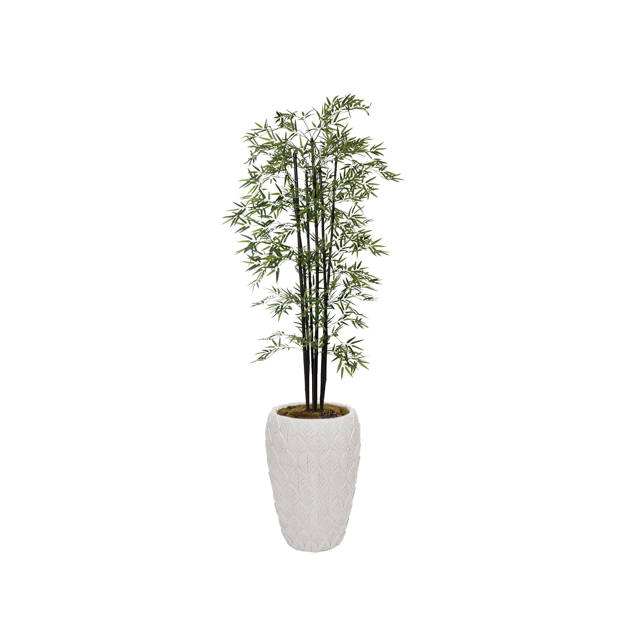 Vintage Home Artificial Faux 72" Tall Bamboo Tree With Eco Planter