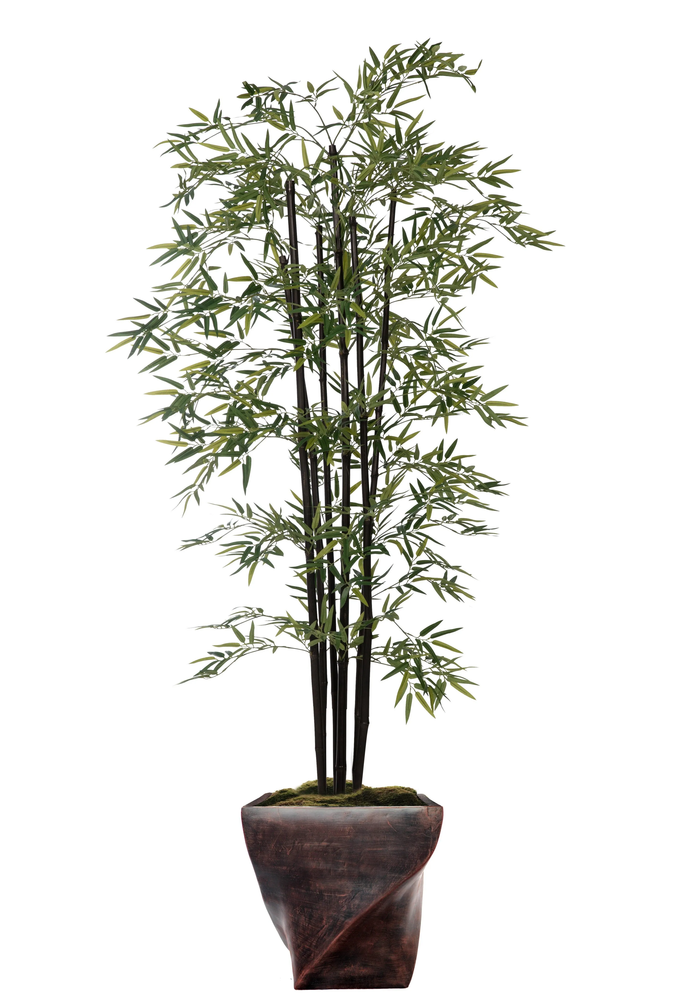 Vintage Home Artificial Faux 72" Tall Bamboo Tree With Eco Planter