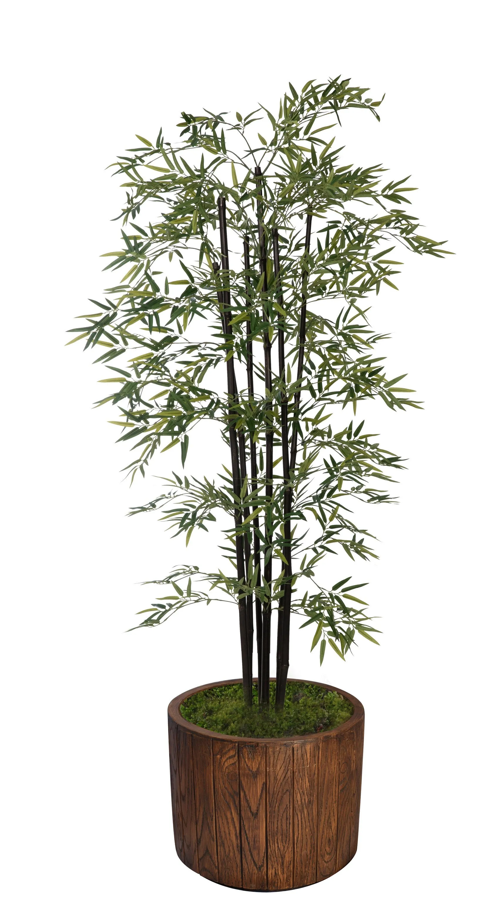 Vintage Home Artificial Faux 72" Tall Bamboo Tree With Eco Planter