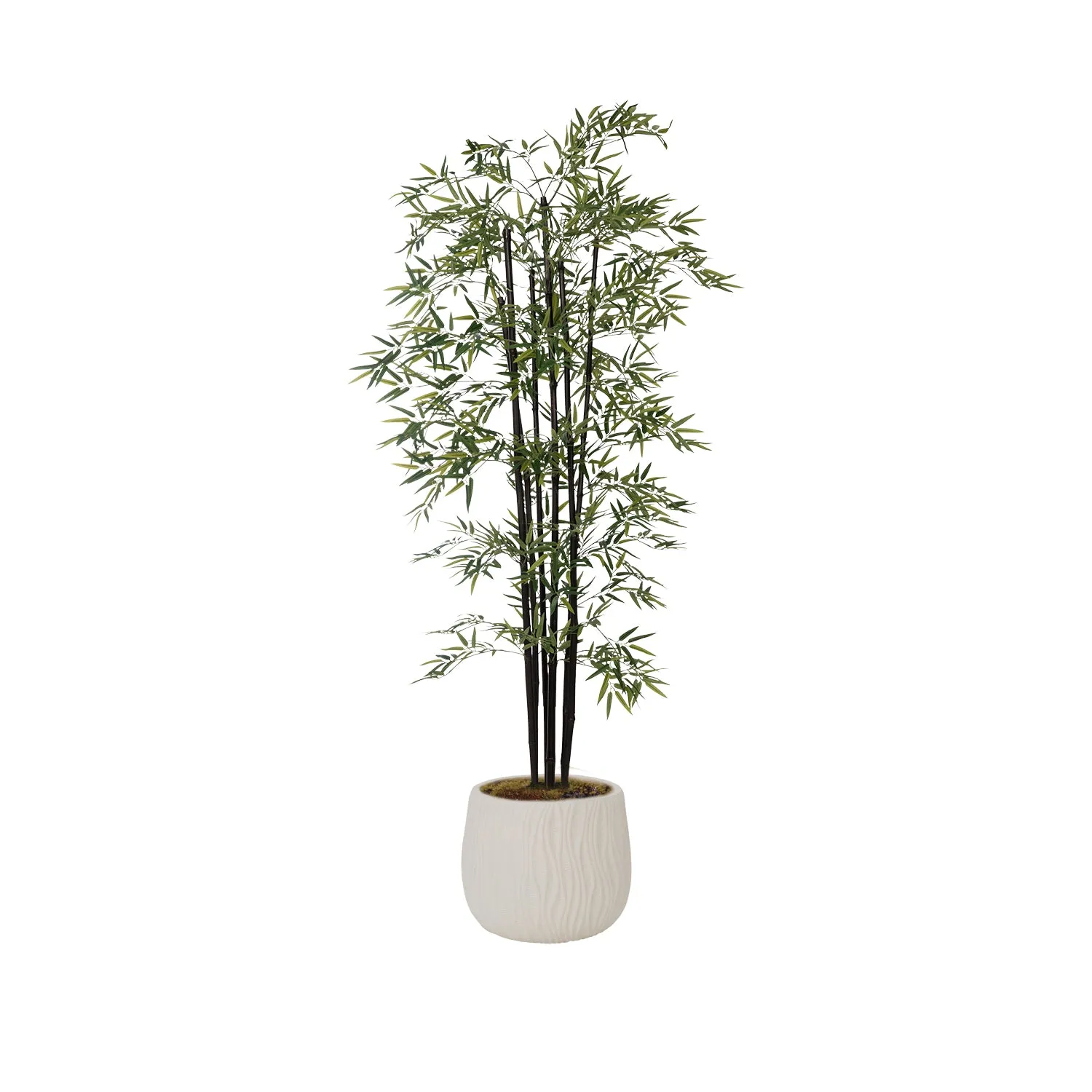 Vintage Home Artificial Faux 72" Tall Bamboo Tree With Eco Planter