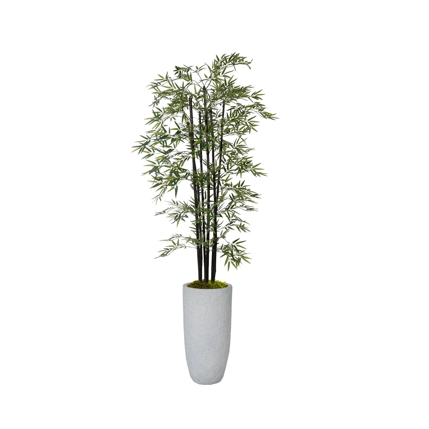 Vintage Home Artificial Faux 72" Tall Bamboo Tree With Eco Planter