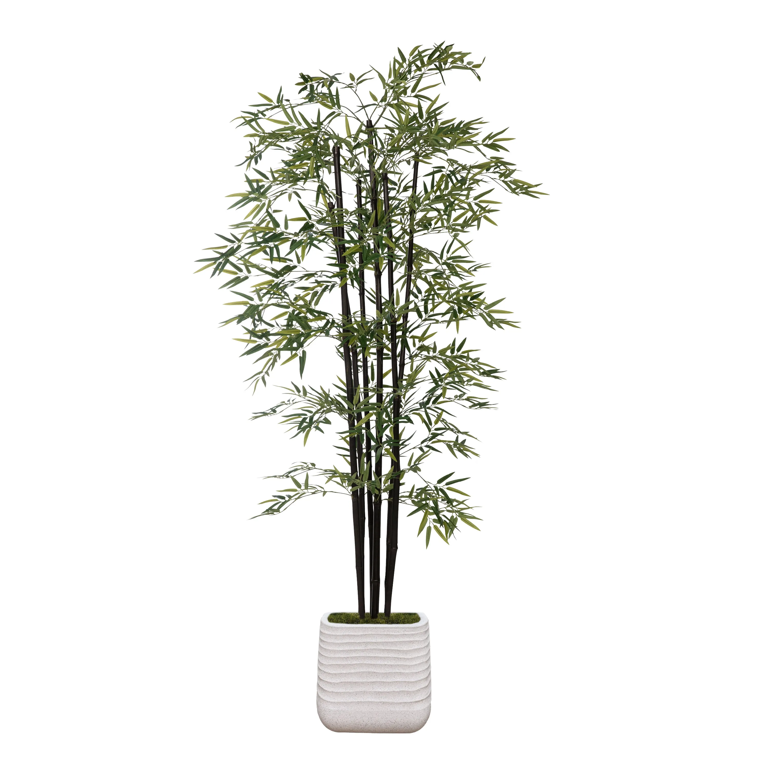 Vintage Home Artificial Faux 72" Tall Bamboo Tree With Eco Planter