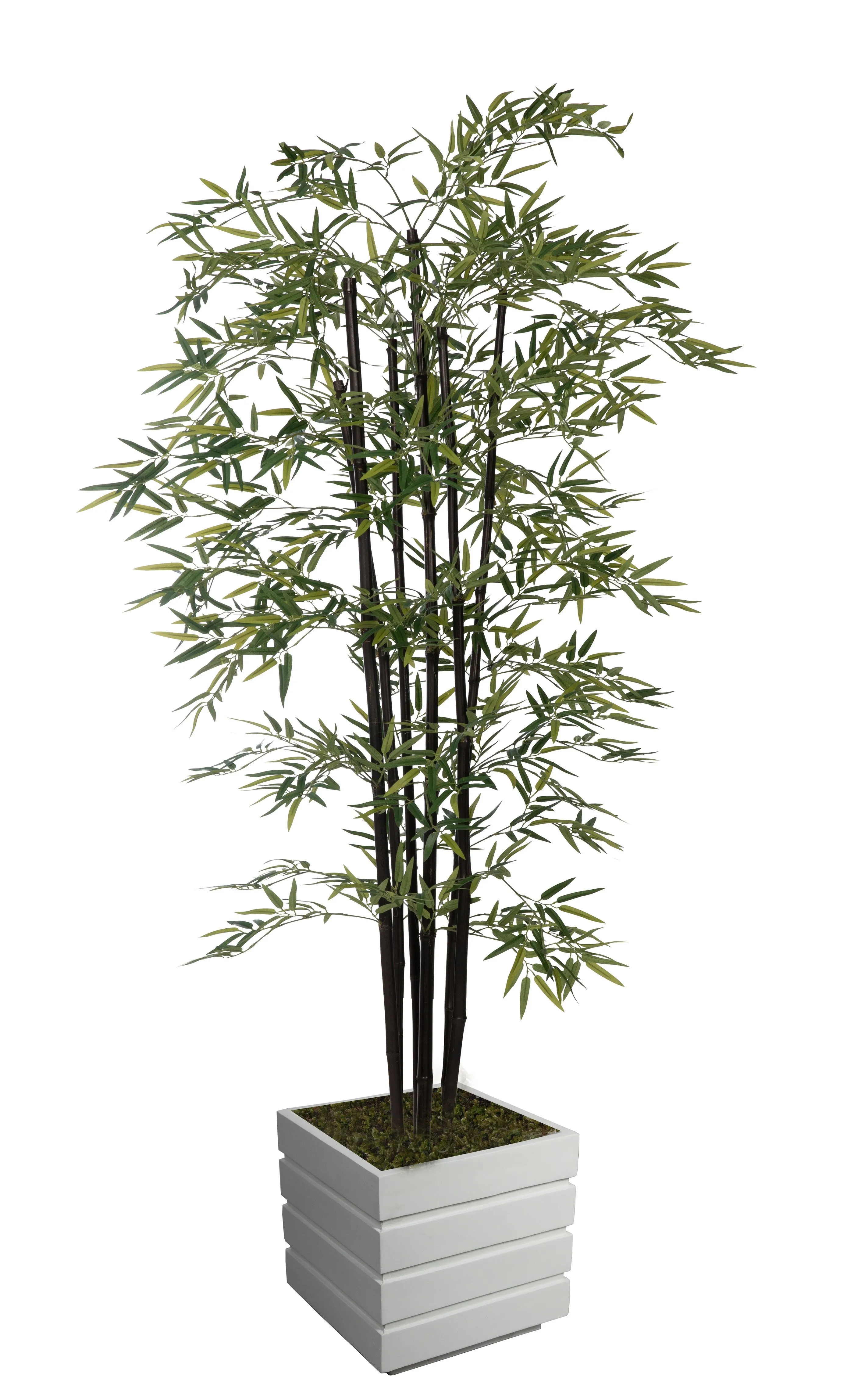 Vintage Home Artificial Faux 72" Tall Bamboo Tree With Eco Planter