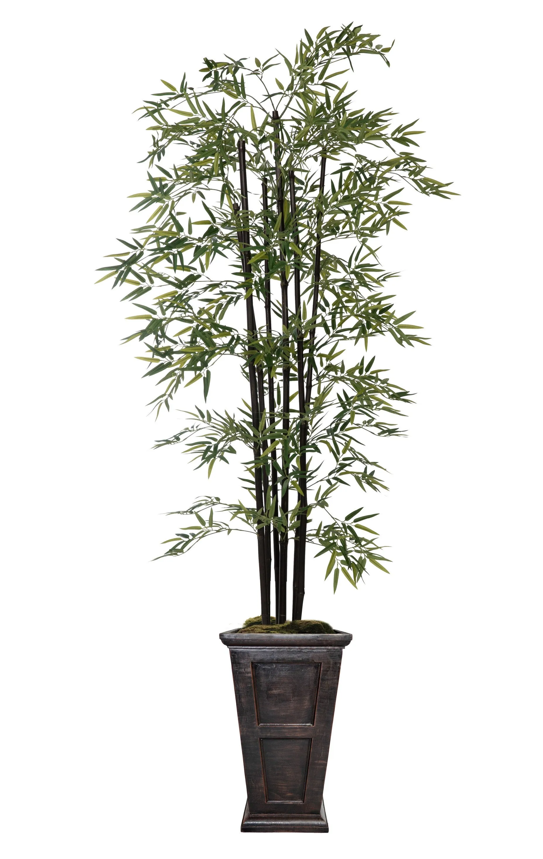 Vintage Home Artificial Faux 72" Tall Bamboo Tree With Eco Planter