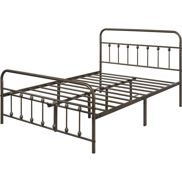 Yaheetech Classic Iron Platform Bed