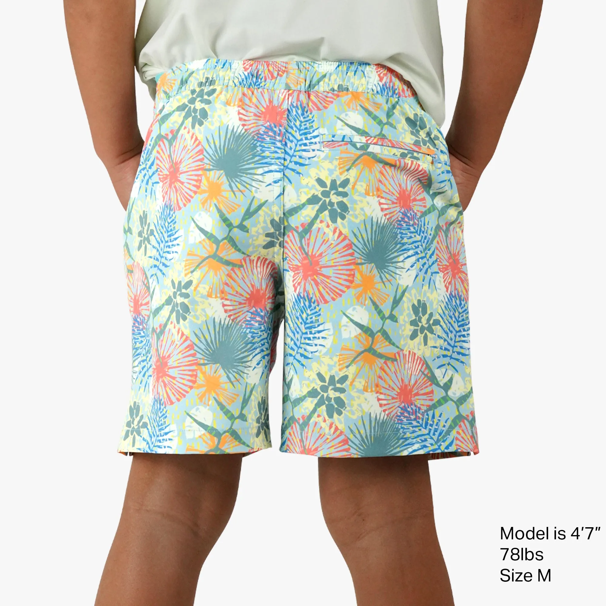 Youth Strike Printed Swim Shorts | Elfin Yellow