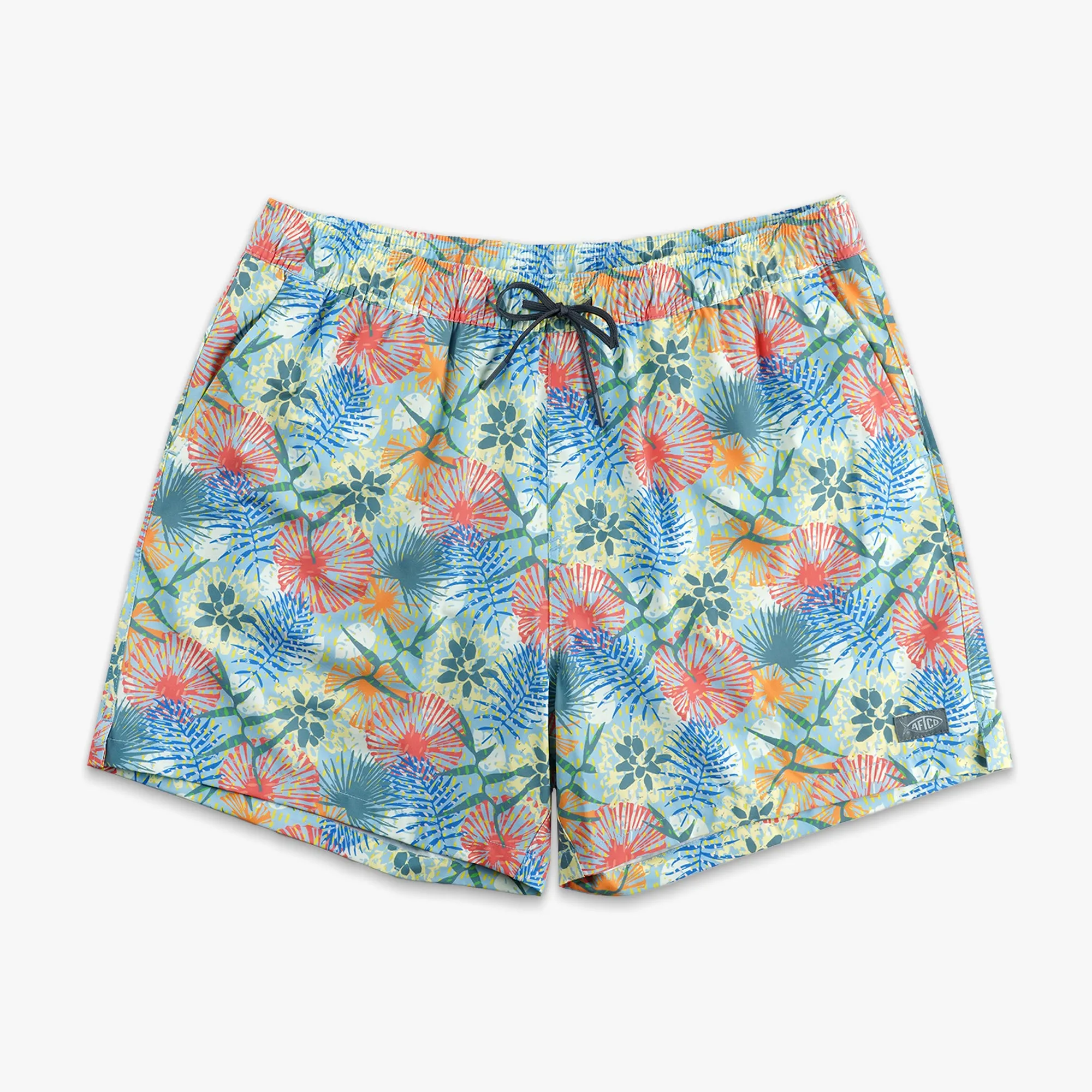 Youth Strike Printed Swim Shorts | Elfin Yellow